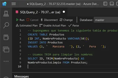 Elimina espacios en blanco en SQL Server eficazmente: Guía práctica y ejemplos