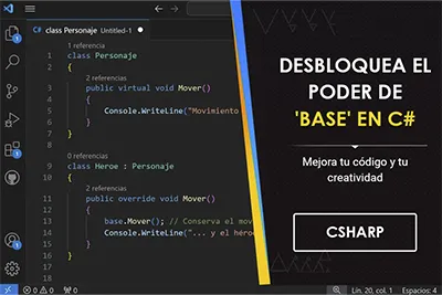 Desbloquea el poder de 'base' en C#: mejora tu código y tu creatividad