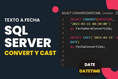 ¿Cómo convertir una cadena de texto a fecha y hora en SQL?